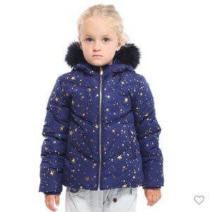 Starry Night Kids Puffer Jacket